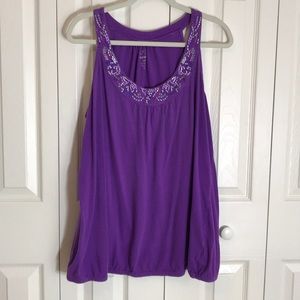 Old Navy purple Tank Top SZ XXL